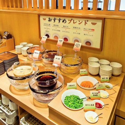 しゃぶ葉 タレが豊富