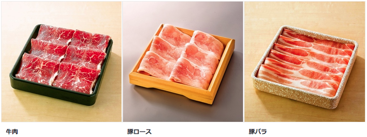 しゃぶ葉 肉の種類