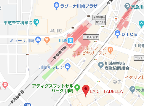 川崎ハロウィン 2018　アクセスマップ
